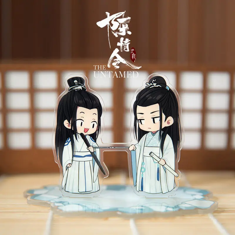 Grandmaster of Demonic Cultivation The Untamed Wei Wuxian Kawaii Cartoon Cosplay Acrylic Cartoon Figure Stand Model Plate Gifts