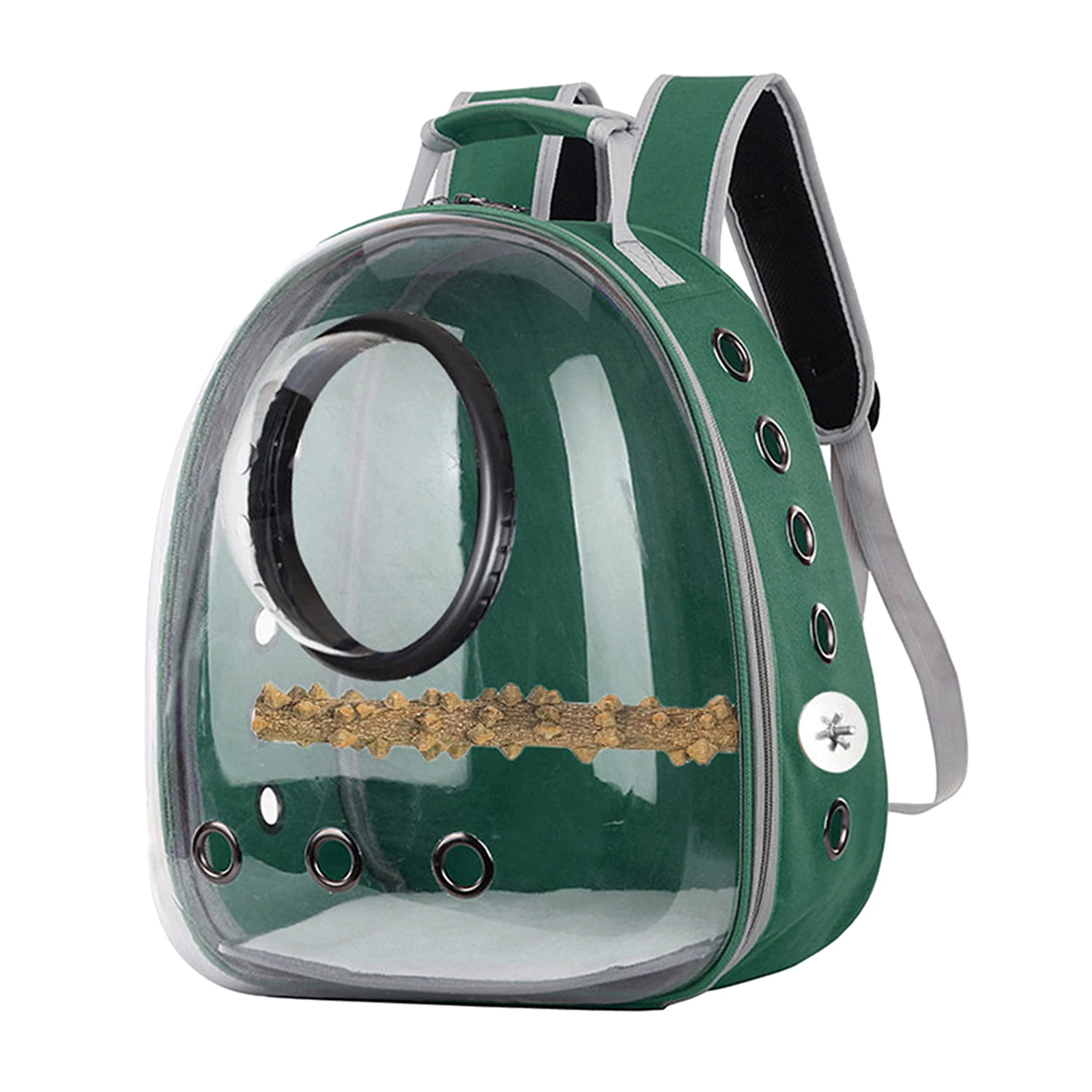 Bird Parrot Carrier Transport Backpack Travel Cage Carry Box Bag with Perch | Дом и сад