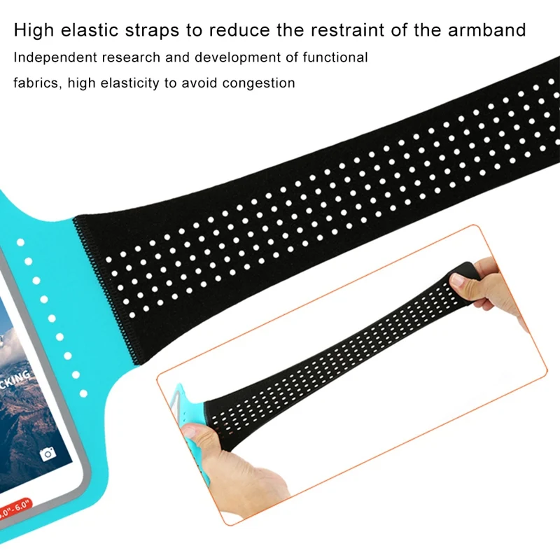 

Sports Running Phone Bags Elastic Arm Band Waterproof Touch Screen Armbands Phone Case Holder for 4-7 inch Smartphone