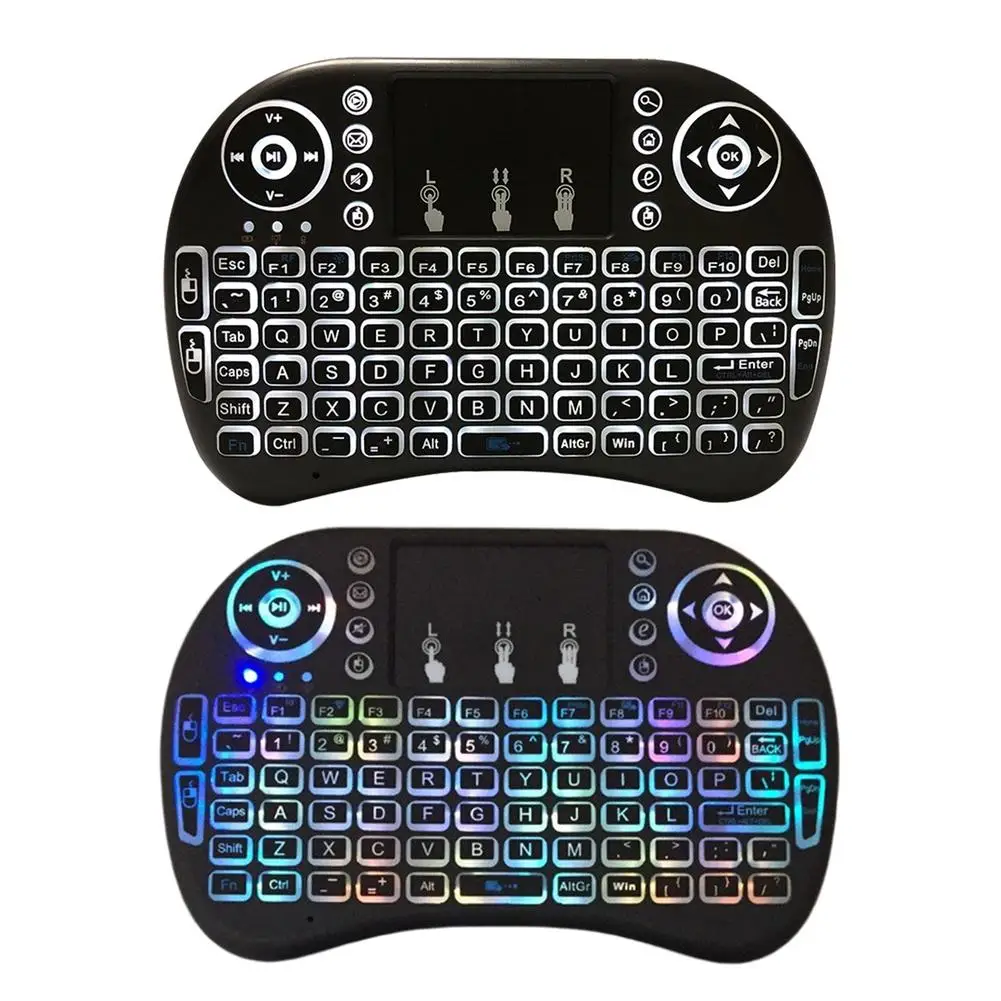 

I8 Wireless Keyboard Russian English Hebrew Version I8+ 2.4GHz Air Mouse Touchpad Handheld For Android TV BOX Mini PC