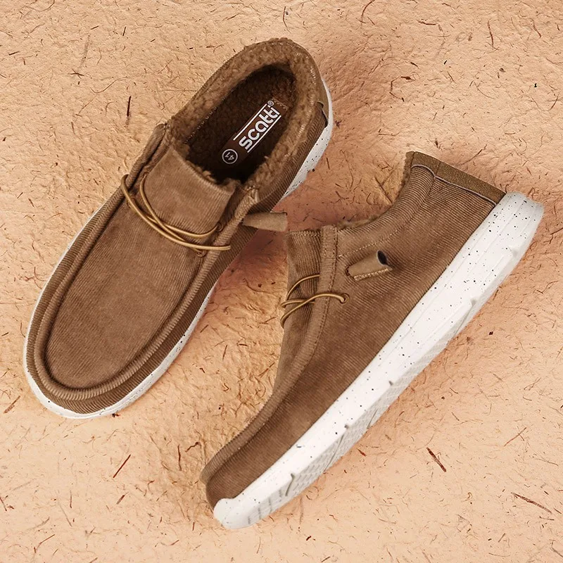 

Мужские ботинки с плюшевой подкладкой, зимние теплые ботинки, повседневная обувь, удобная обувь для вождения на меху, 2020