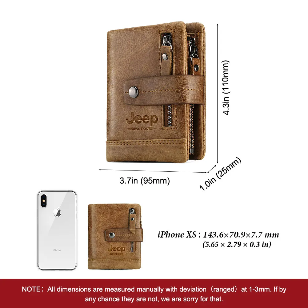 Кошелек мужской из натуральной кожи маленький бумажник с монетницей кредитница