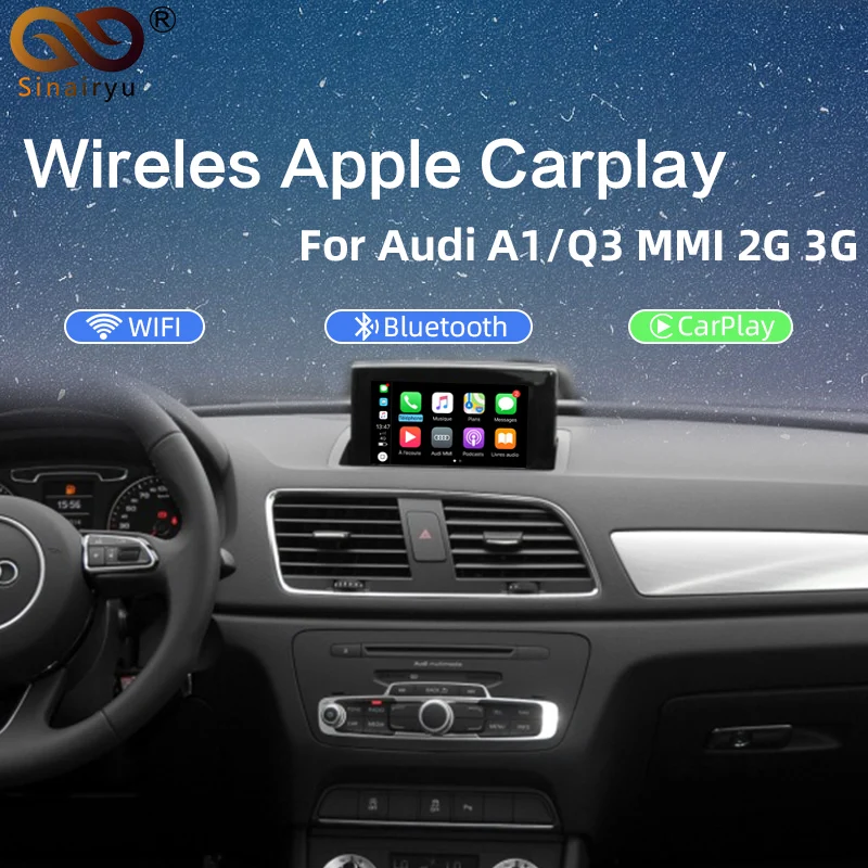 2020 беспроводной/проводной декодер Apple Carplay для Audi A1 Q3 MMI 2013-2019 мультимедийный