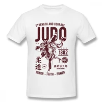 strenght and courage judo 1882 faith power t shirt tee unisex unique design t shirt cotton big size homme t shirt