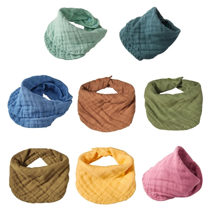 

Baby Infant Cotton Bib Newborn Feeding Saliva Towel Bandana Burp Cloth Boy Gifts