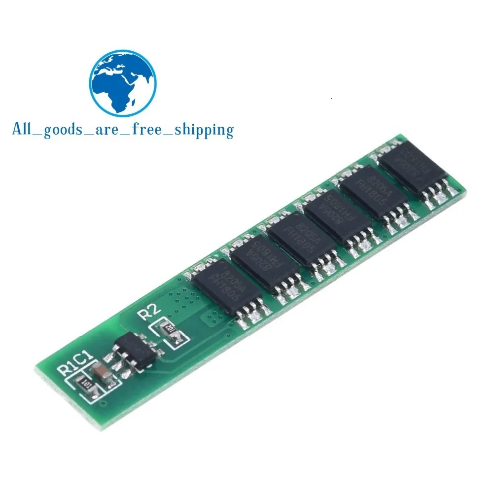 TZT 1S 15A 3,7 V литий-ионная 6MOS BMS PCM плата защиты батареи PCM для 18650 литиевых львиных батарей