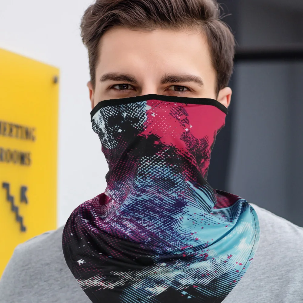 Мотоциклетная полумаска для лица треугольная бандана пешего туризма кемпинга