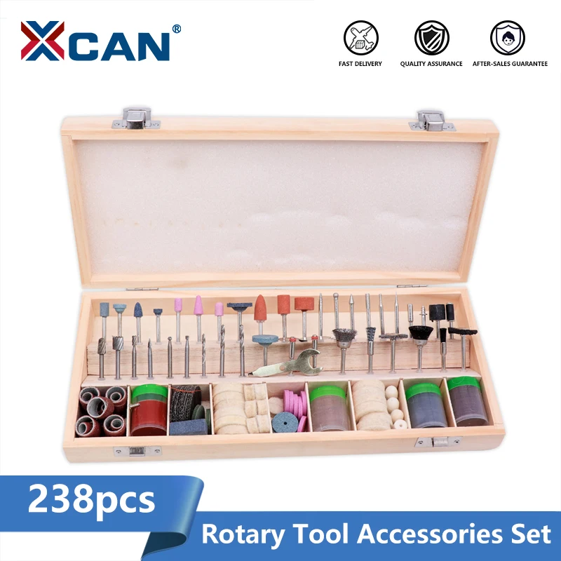 

XCAN Rotary Tool Accessory Attachment Kits Grinding Sanding Polishing Sander Abrasive Fit Woodwroking Dremel Grinder