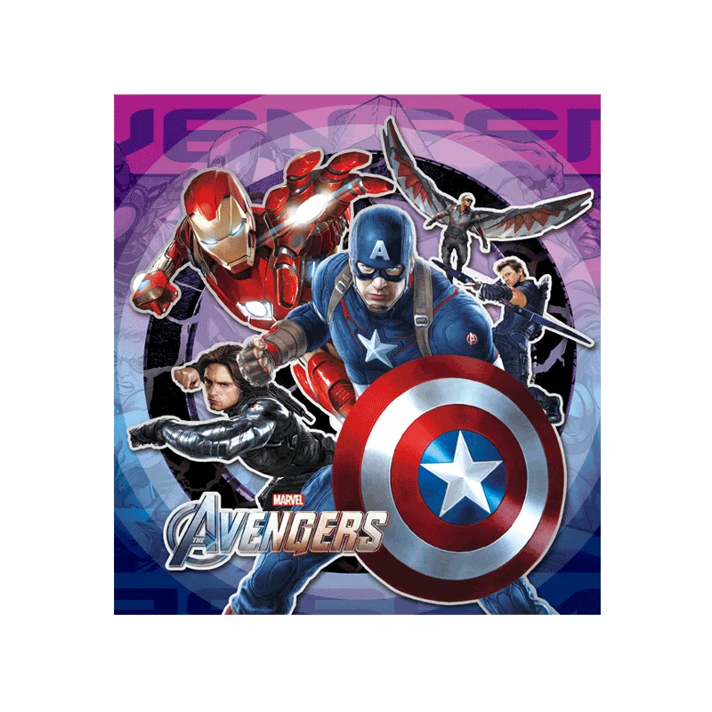 1 шт. Капитан Америка Марвел Мститель персонаж наклейка железо на мальчика