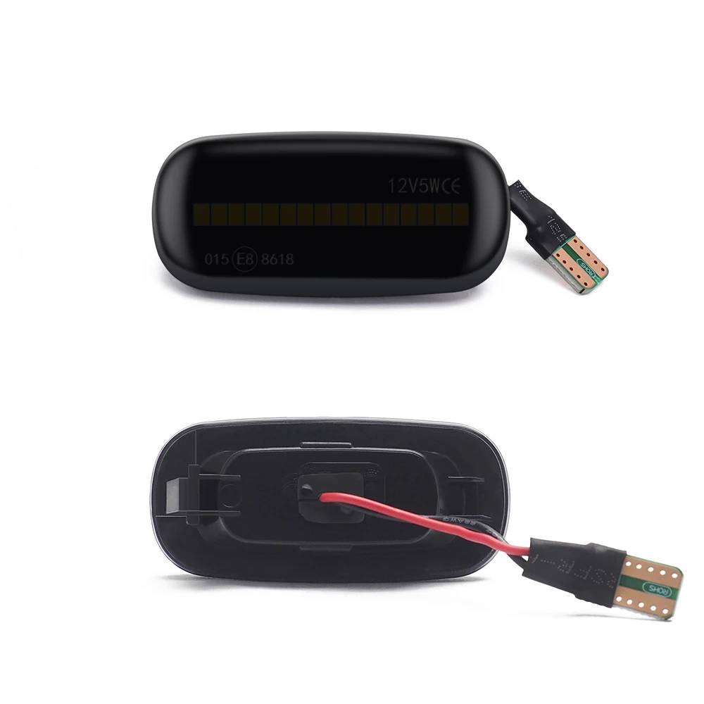 2 шт. желтый течет автомобиля Fender светодиодный маркер указатель поворота