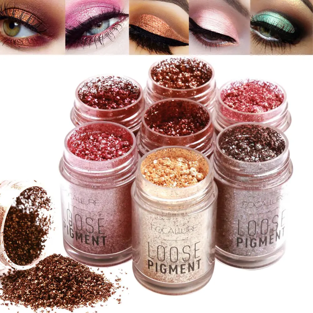 Новинка Focallure блестящие тени для макияжа косметика алмазные губы рыхлый пигмент
