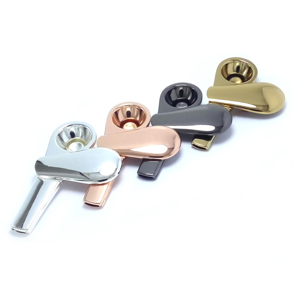 10 шт. металлическая трубка в форме ложки портативная для курения табака