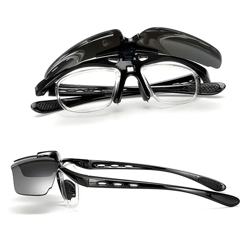 

Flip Up Outdoor Sport Mountain Men Glasses Sunglasses Fishing Myopia Frame Glasses Oculos
