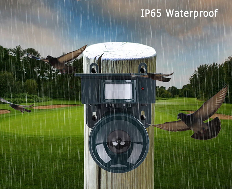 Ультразвуковой репеллент с солнечной батареей Репеллент для отпугивания