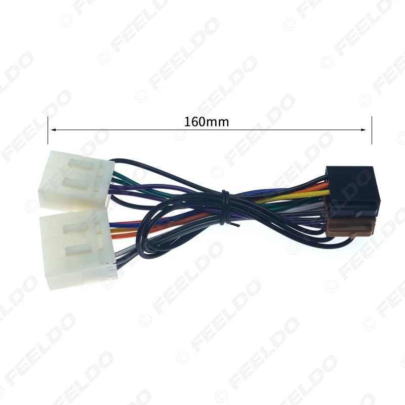 Автомобильный стереоадаптер FEELDO проводной адаптер для Mazda в ISO CD | Автомобили и