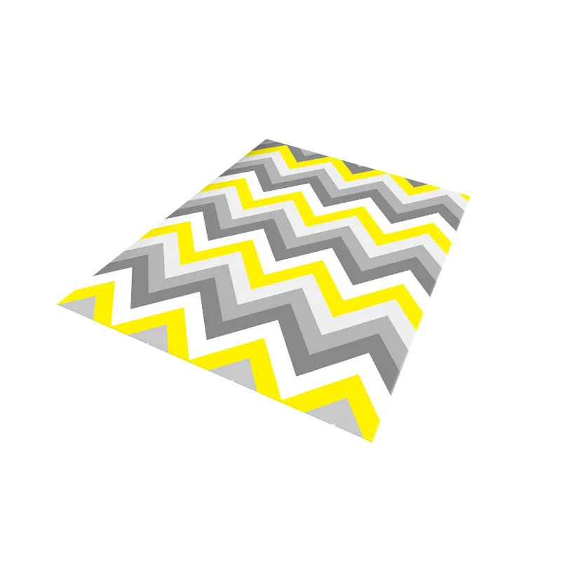 

KC Geometric Printing and Dyeing Living Room Carpet Baby Crawling Mat Can Machine Wash Carpet Rug for Living Room