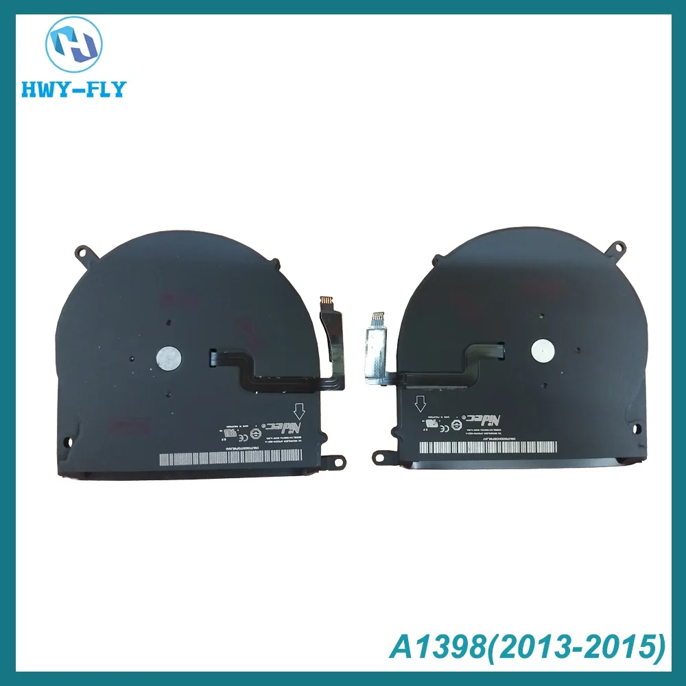 

Оригинальный охлаждающий вентилятор A1398 для ноутбука Macbook Pro Retina 15 дюймов, охлаждающий вентилятор A1398 левый и правый 2013 2014 2015 года