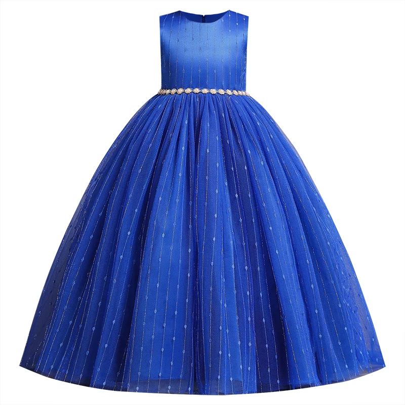 

Girls sleeveless wedding party Sequin tuxedo graduation Dance Girls Princess formal communion party beaded dress