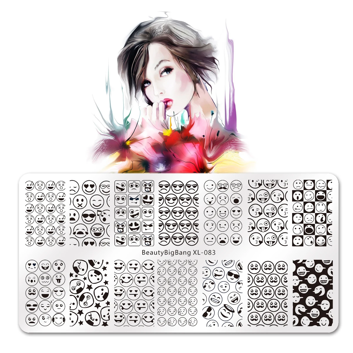 703556408633 BeautyBigBang штамповочные пластины для ногтей штамповка для ногтей 1 шт. летние цветочные геометрические наклейки для ногтей шаблон для ногтей - Цвет: 703556408633
