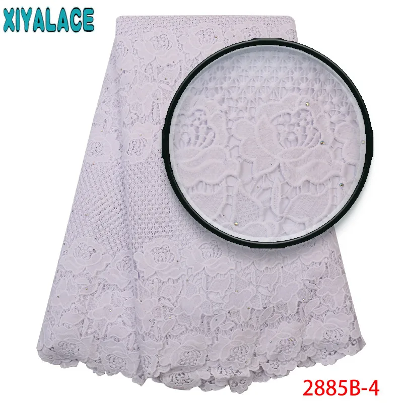 Белая вуаль кружевная ткань африканская 2019 высококачественные молочные