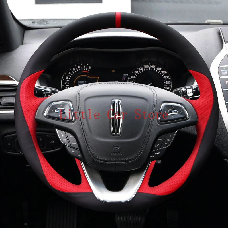 

Чехол на руль «сделай сам» из замши и кожи для Lincoln Continental Aviator Navigator Nautilus MKC MKZ