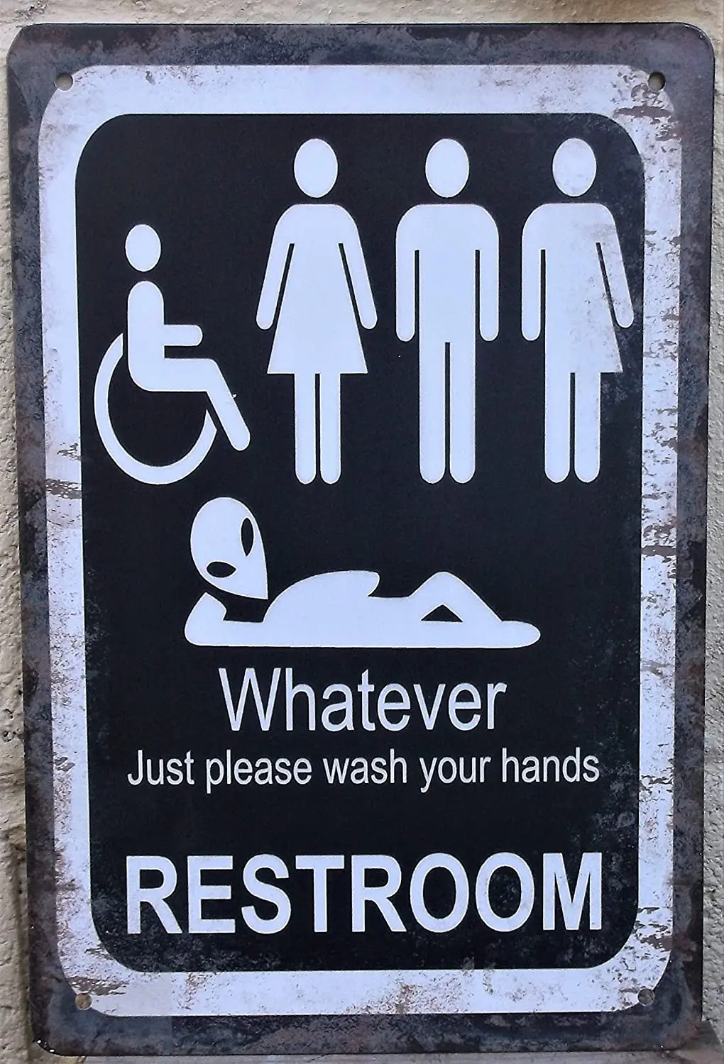 

Toilet Retro Metal Tin Sign Plaque Poster Wall Decor Art Shabby Chic Gift