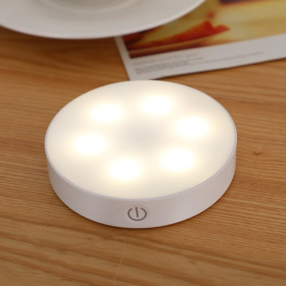 6 LEDs PIR Motion Sensor Night Light Auto On/Off for Bedroom Stairs Cabinet Wardrobe Wireless USB Rechargeable Wall Lamp | Лампы и