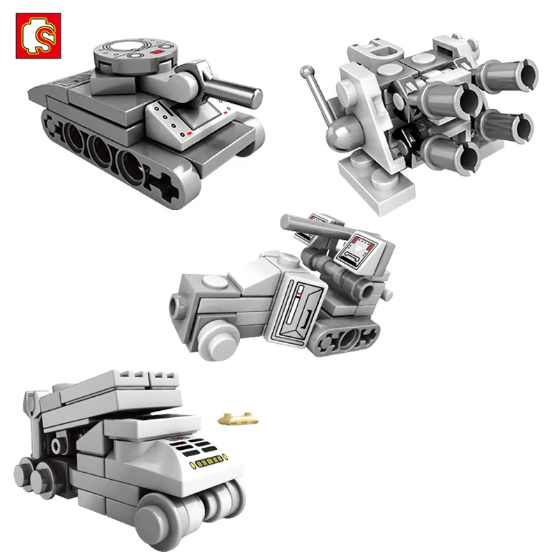 Конструктор Sembo из 240 блоков 10 в 1 детские игрушки 2020 блоки конструктор военный
