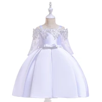 3 10y elegant beaded bridesmaid dress for girls party weddings flower dress birthday kids dress for girl children costume dress