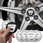 4 шт. 56 мм Стильные наклейки на автомобильные аксессуары, значки для Dacia Duster Logan Sandero лодgy Stepway Mcv, автомобильные аксессуары