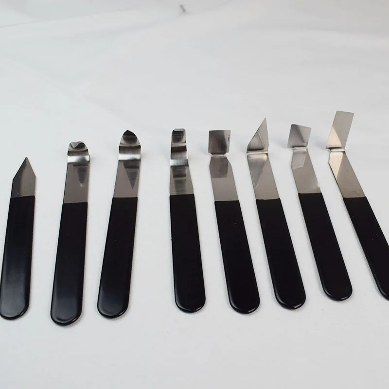 Инструменты для формирования керамики 8 шт./компл. Большой Угловой нож обрезки