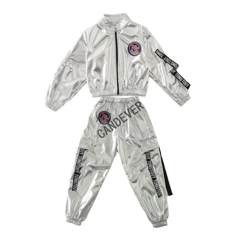 Детская мода зеленая одежда в стиле хип хоп короткая куртка укороченный топ