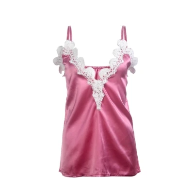 2021 Gothic Summer Women Sequined Tank Top Sexy Strappy Camis Ladies Lace Satin Silk Sequin Ropa Mujer Tee | Женская одежда