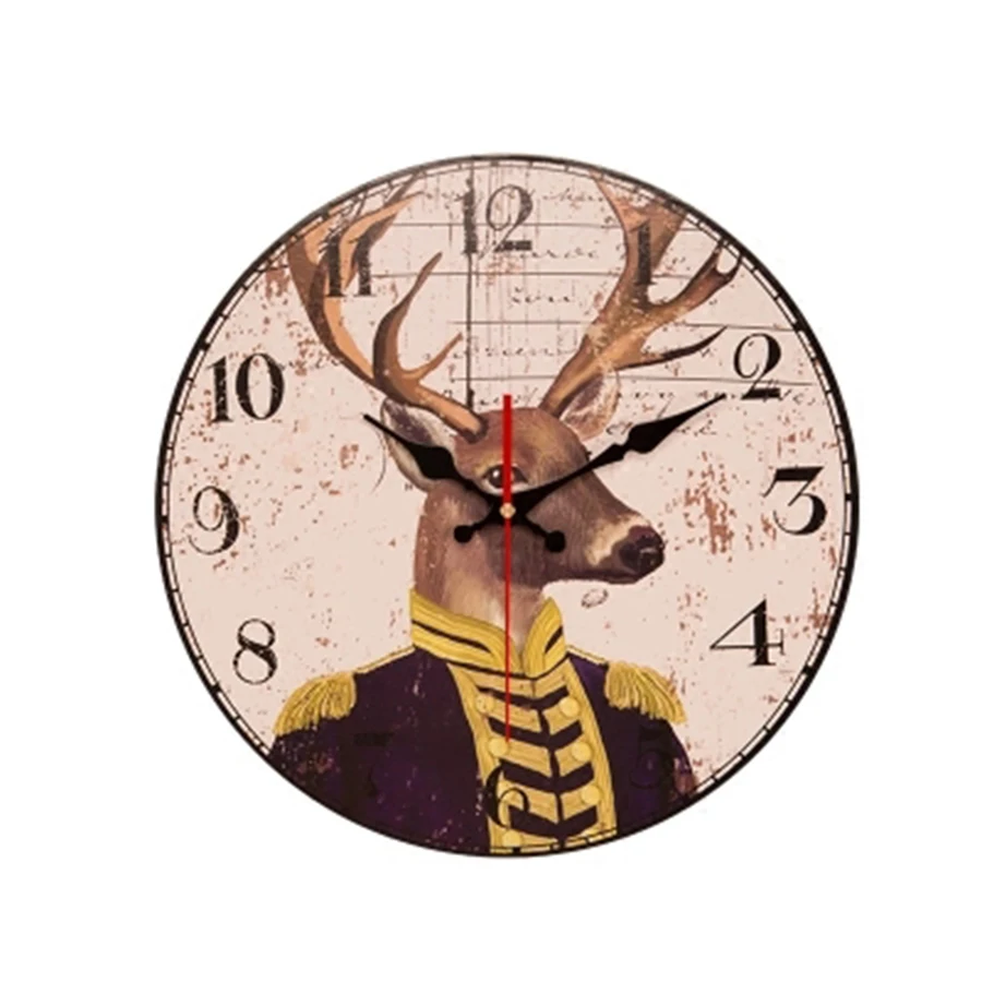 Классические настенные часы в стиле ретро для спальни классические деревянные