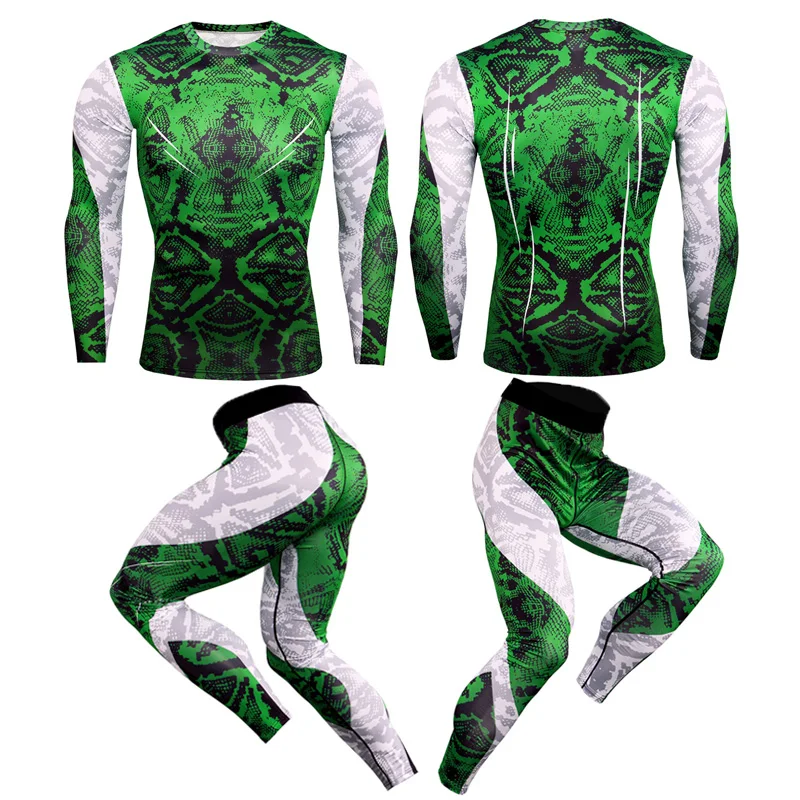 Комплект зимнего термобелья для мужчин быстросохнущее антимикробное эластичное