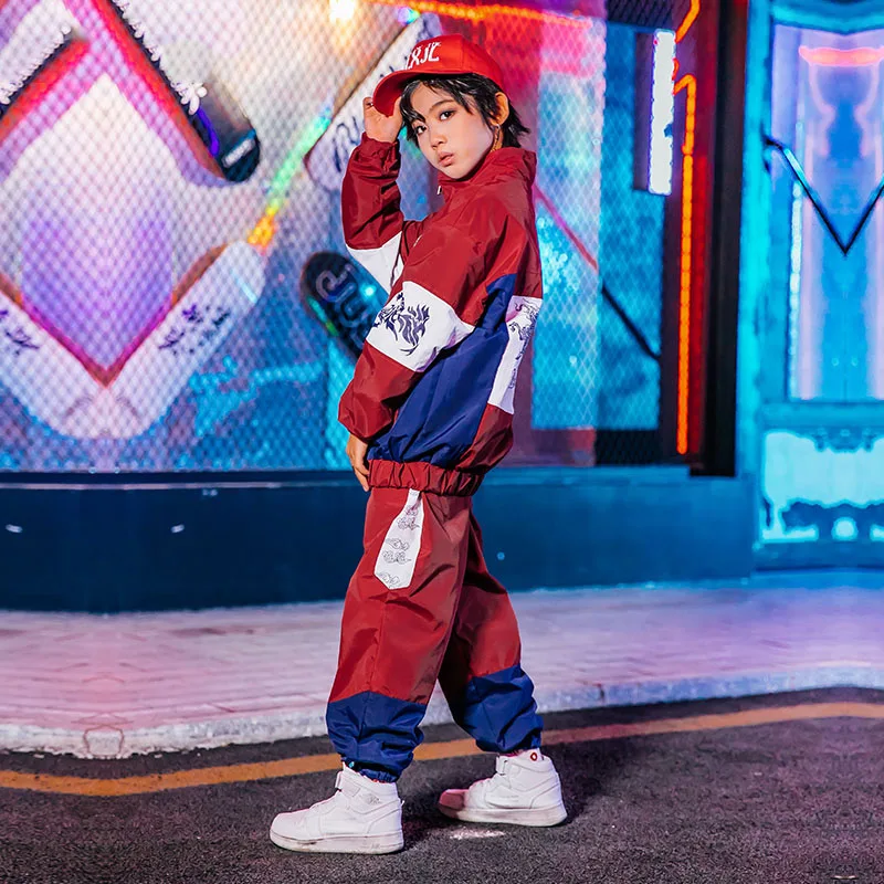 2020 джазовые танцевальные костюмы для детей куртка костюм в стиле хип-хоп