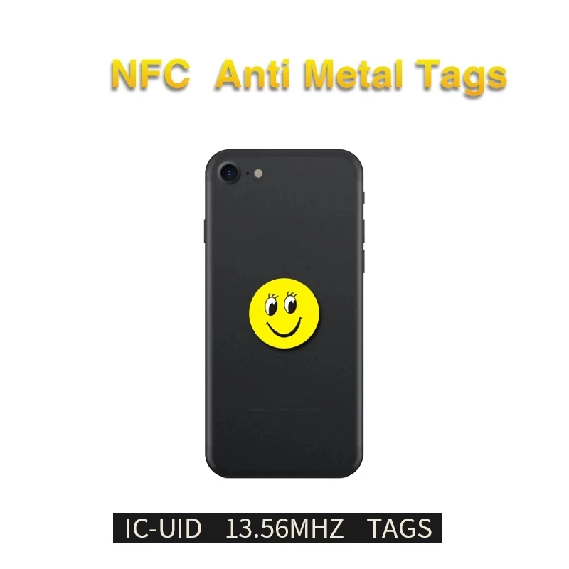 5/10pcs NFC 13.56Mhz S50 Stickers Writable IC UID Anti Metal Interference Cartoon Tags Label Rewritable Mobile Phone Sticker |
