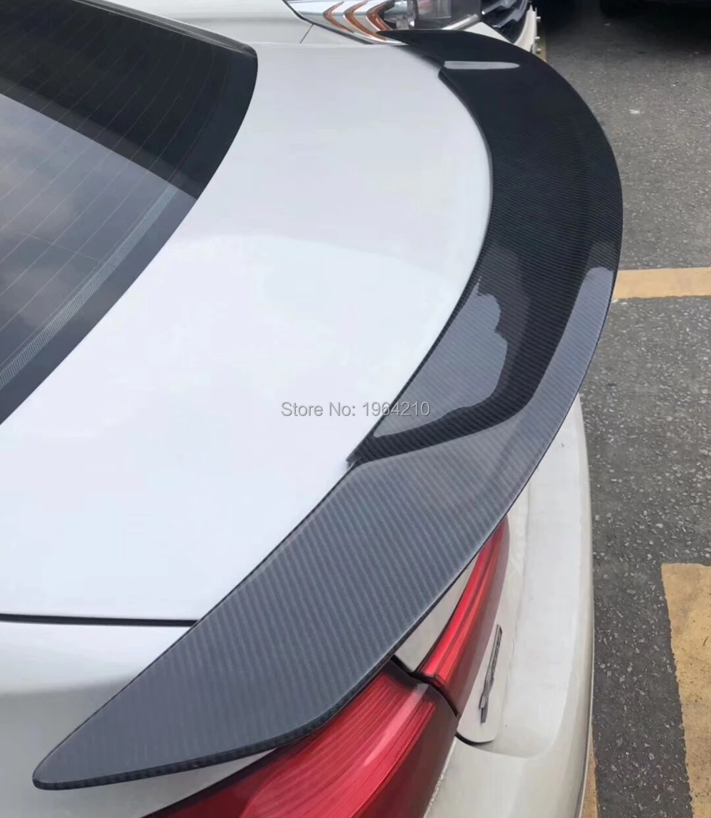 Для BMW F30 330i 335i 2013 2018 RT стиль спойлер для автомобиля Стайлинг карбоновое волокно