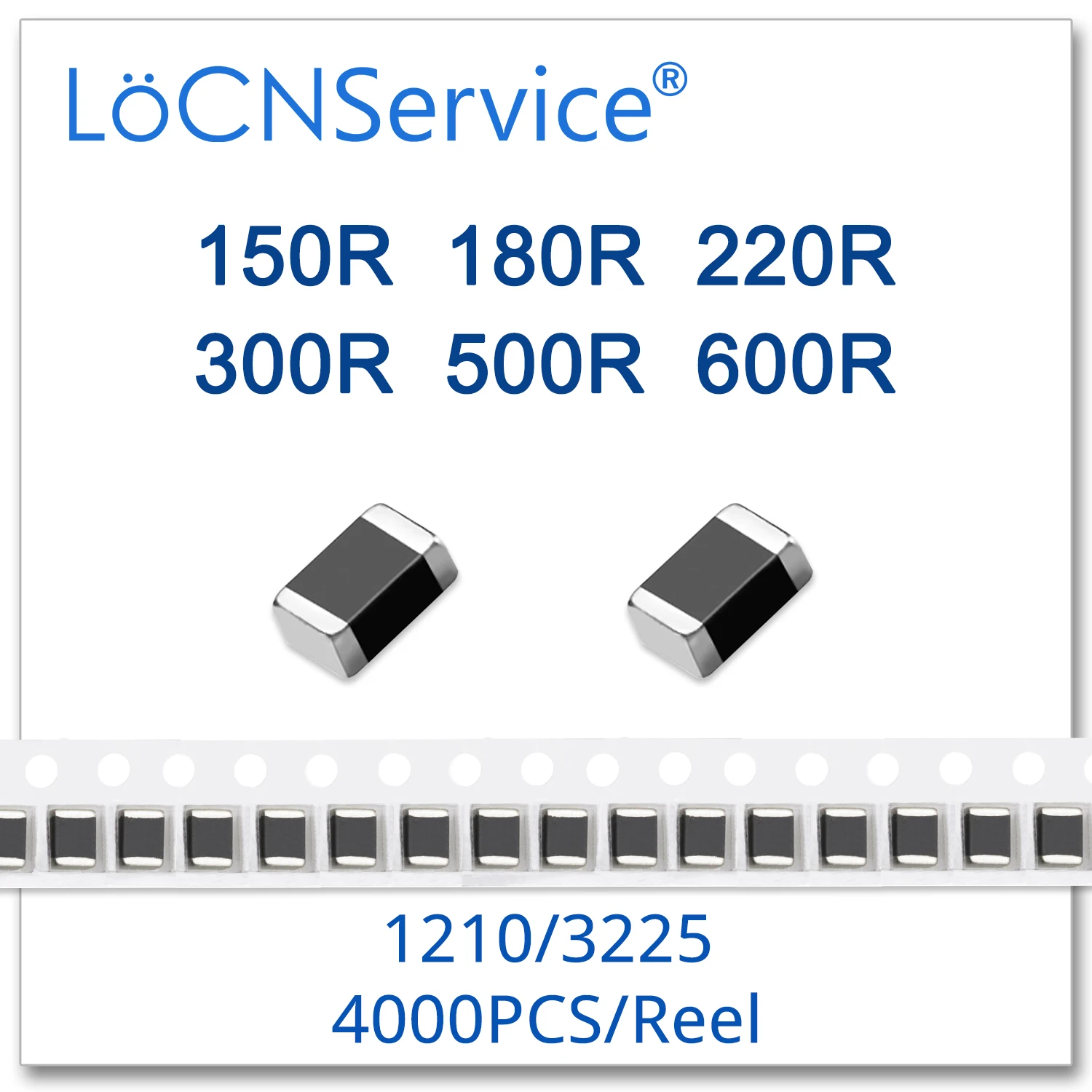 LoCNService 1210/3225 100 МГц 2000 шт. Многослойные чип ферритовые 150R 180R 220R 300R 500R 600R 25% высокого