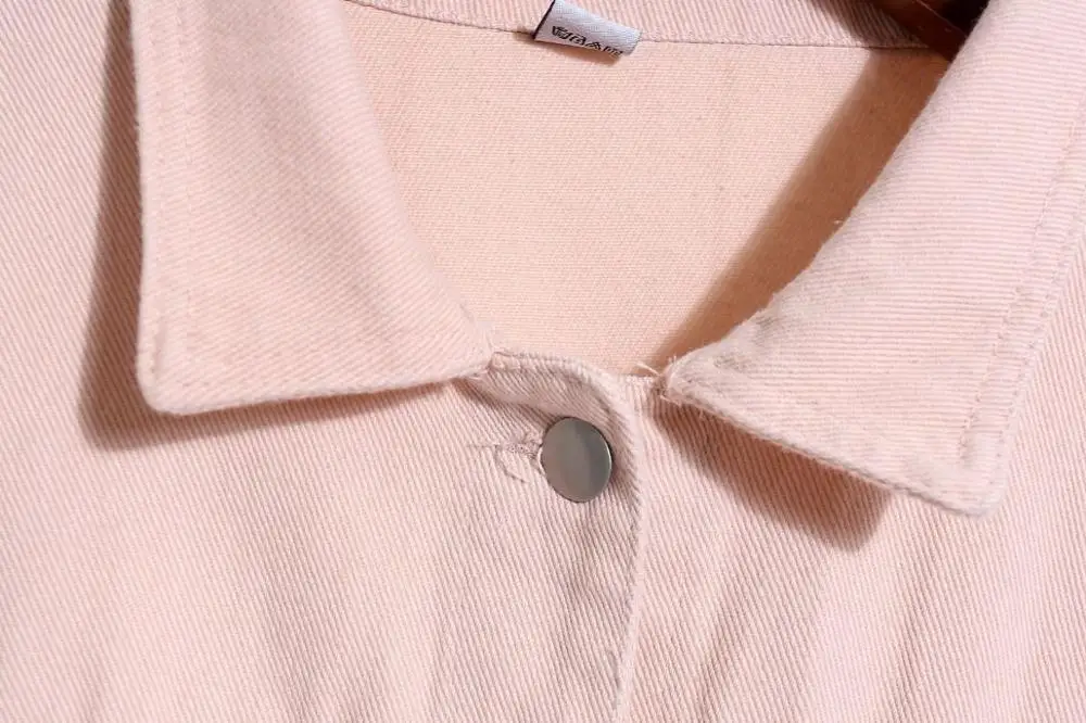 

Denim Jacket Female 2020 New Casual Short Solid Loose Slim Thin Section Pocket Single-breasted Autumn Korean Style Ms