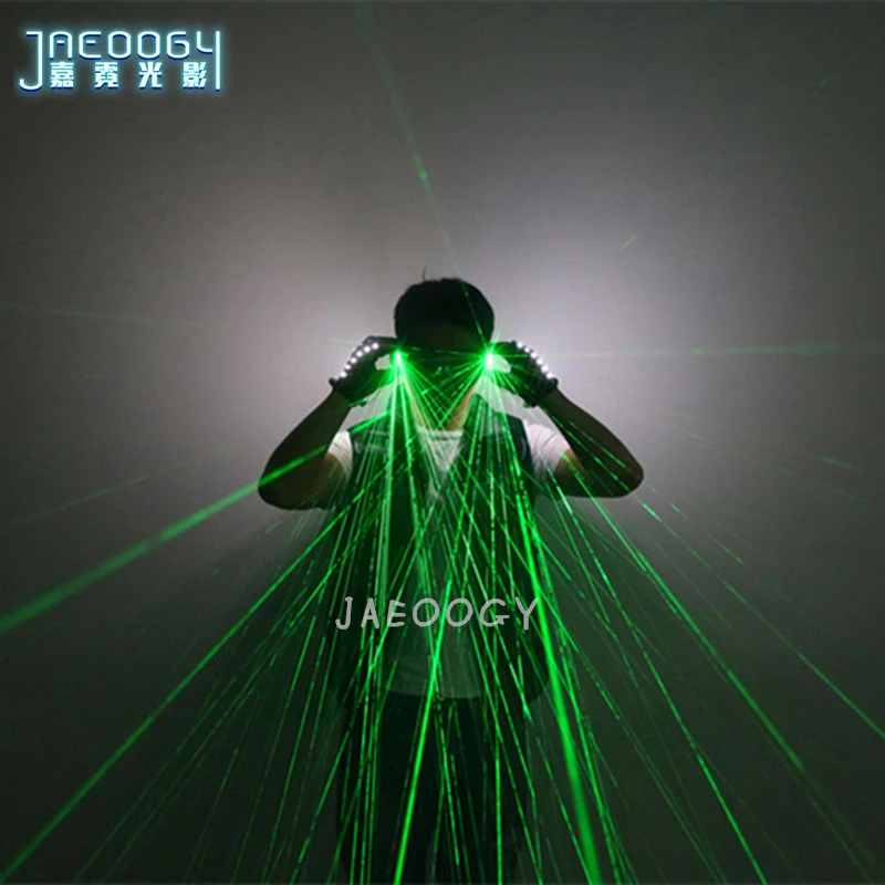 Высокое качество лазерной очки вечерние светодиодный световой Перчатки баров