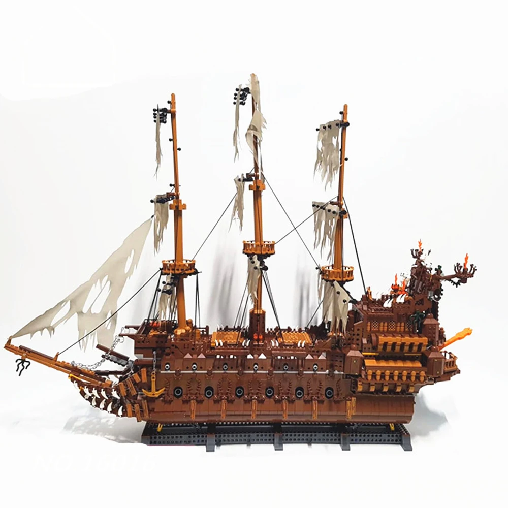 Lepinblocks 22001 16016 16009 фильм имперский флагманский Пираты корабля строительные блоки Летающий голландец кирпичи 4195 10210 игрушка подарок