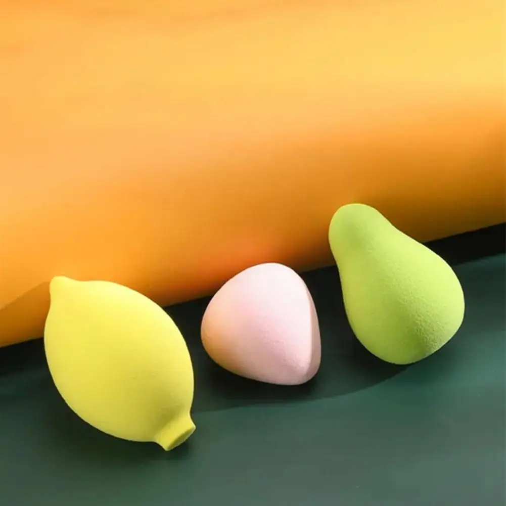 

Makeup Sponge Imagic Fruit Lemon Avocado Fragrant Pear Wet Dry Pull Big And Egg Water Makes Puff Up Soaking F5G2