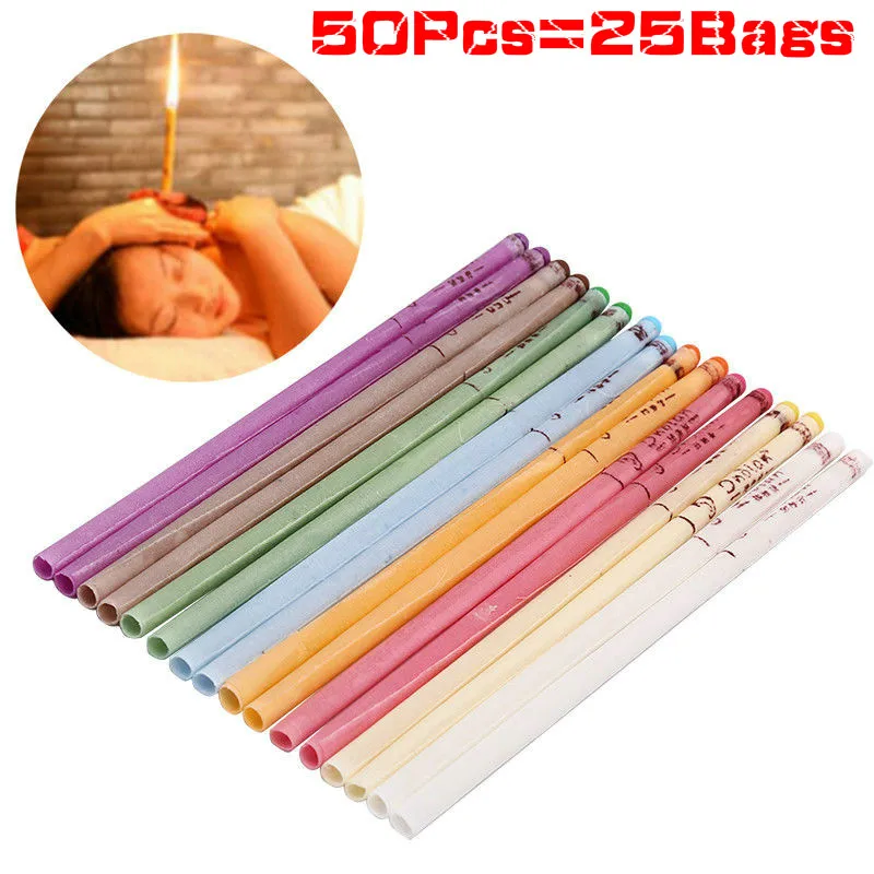 

10 20 30 40pcs Ear Care Candle Ear Treatment Ear Wax Removal Cleaner Ear Coning Treatment Indiana Therapy Fragrance Candling