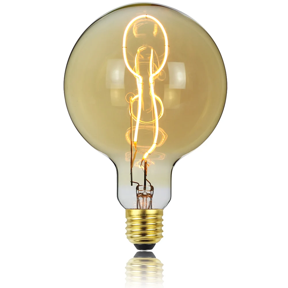 Ретро Эдисона лампы декоративные светодиодный нить накаливания с регулируемой