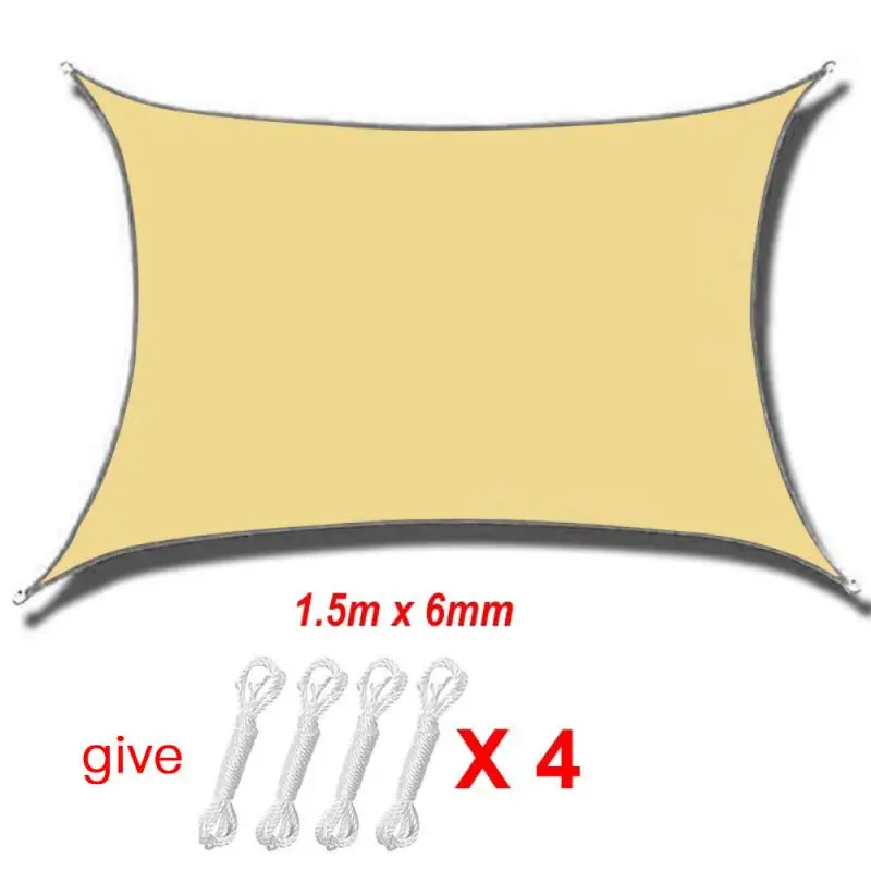 

Camping Shade Cloth Large For Outdoor Canopy Garden Waterproof Sun Shelter Sunshade Protection Shade Sail Awning