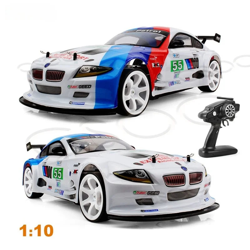 

CSOC 1:10 Radio Control Drift Cars One-click Acceleration to 70km/H In 2 Battery RC Remote Race Big Off-road 4WD Adult