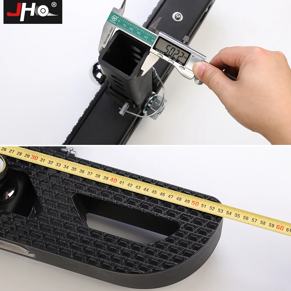 

JHO Car Rear Bumper Receiver Trailer Tow Hitch Step Bar Pedal For Toyota Tundra 2014-2020 2019 2018 2017 2016 2015 Accessories