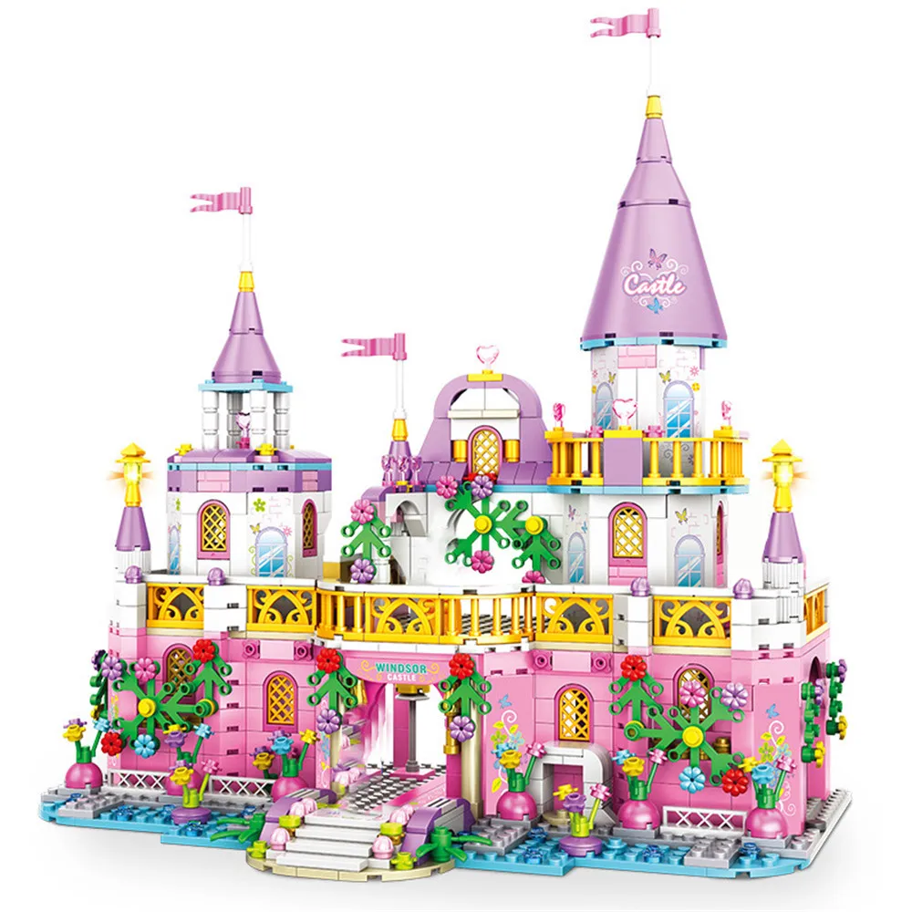 2022 г. город творчество фея принцесса друзья сад замок дворец модель строительные