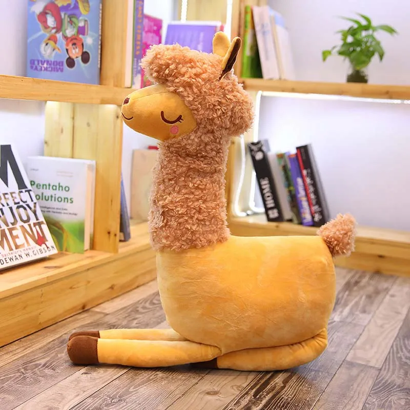 

Epacket Simulation Camel Plush Backpack Soft Animal Alpaca Plush Toys Doll for Kids Kawaii Cartoon Bag for Girl Creative Gift
